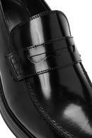 Erkek Siyah Deri Klasik Loafer | Derimod Erkek Siyah Deri Klasik Loafer | Derimod