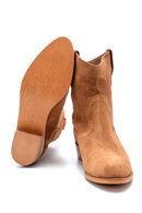 Women's Suede Leather Boots | Derimod Women's Suede Leather Boots | Derimod
