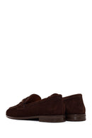 Woman Brown Buckled Suede Masculine Loafer | Derimod Woman Brown Buckled Suede Masculine Loafer | Derimod