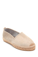 Women's Suede Wicker Detailed Espadrille | Derimod Women's Suede Wicker Detailed Espadrille | Derimod