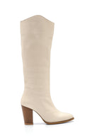 Women's Leather Heeled Boots | Derimod Women's Leather Heeled Boots | Derimod