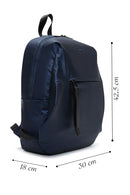 Women's Blue Casual Backpack | Derimod Women's Blue Casual Backpack | Derimod