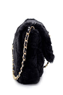 Women's Plush Crossbody Bag | Derimod Women's Plush Crossbody Bag | Derimod