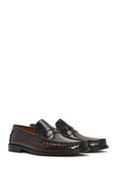 Erkek Bordo Deri Klasik Loafer | Derimod Erkek Bordo Deri Klasik Loafer | Derimod