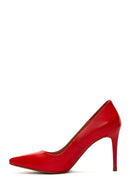 Kadın Kırmızı Deri Stiletto | Derimod Kadın Kırmızı Deri Stiletto | Derimod