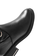 Women's Black Zipper Buckle Detail Boots | Derimod Women's Black Zipper Buckle Detail Boots | Derimod