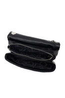 Woman Black Chain Strap Quilted Shoulder Bag | Derimod Woman Black Chain Strap Quilted Shoulder Bag | Derimod