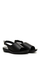 Kadın Siyah Comfort Sandalet | Derimod Kadın Siyah Comfort Sandalet | Derimod