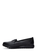 Kadın Siyah Deri Comfort Loafer | Derimod Kadın Siyah Deri Comfort Loafer | Derimod