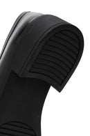 Kadın Siyah Tokalı Deri Maskülen Loafer | Derimod Kadın Siyah Tokalı Deri Maskülen Loafer | Derimod