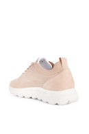 Geox Women's Beige Spherica Sneaker | Derimod Geox Women's Beige Spherica Sneaker | Derimod