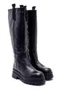 Women's Leather Zippered Boots | Derimod Women's Leather Zippered Boots | Derimod