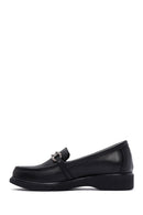 Women's Black Leather Comfort Loafer | Derimod Women's Black Leather Comfort Loafer | Derimod