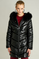 Ilyada Women's Leather Jacket | Derimod Ilyada Women's Leather Jacket | Derimod