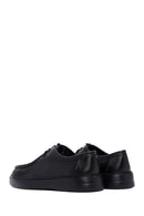 Men's Black Lace-Up Thick-Soled Leather Casual Shoe | Derimod Men's Black Lace-Up Thick-Soled Leather Casual Shoe | Derimod