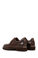 Men's Brown Lace-Up Thick-Soled Leather Casual Shoes | Derimod Men's Brown Lace-Up Thick-Soled Leather Casual Shoes | Derimod