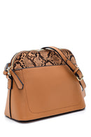 Women's Snakeskin Detailed Crossbody Bag | Derimod Women's Snakeskin Detailed Crossbody Bag | Derimod