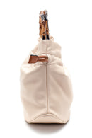 Women's Drawstring Detailed Shoulder Bag | Derimod Women's Drawstring Detailed Shoulder Bag | Derimod