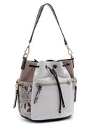 Women's Drawstring Detailed Shoulder Bag | Derimod Women's Drawstring Detailed Shoulder Bag | Derimod