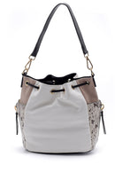 Women's Drawstring Detailed Shoulder Bag | Derimod Women's Drawstring Detailed Shoulder Bag | Derimod