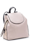 Women's Snakeskin Detailed Backpack | Derimod Women's Snakeskin Detailed Backpack | Derimod