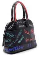 Women's Text Printed Bag | Derimod Women's Text Printed Bag | Derimod
