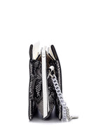 Women's Snakeskin Pattern Detailed Shoulder Bag | Derimod Women's Snakeskin Pattern Detailed Shoulder Bag | Derimod