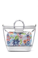Women's Flower Detailed Transparent Shoulder Bag | Derimod Women's Flower Detailed Transparent Shoulder Bag | Derimod