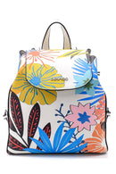 Women's Floral Pattern Backpack | Derimod Women's Floral Pattern Backpack | Derimod