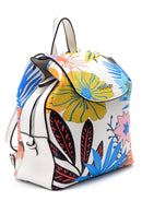 Women's Floral Pattern Backpack | Derimod Women's Floral Pattern Backpack | Derimod