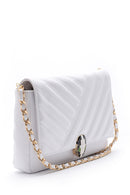 Women's Buckle Detailed Crossbody Bag | Derimod Women's Buckle Detailed Crossbody Bag | Derimod