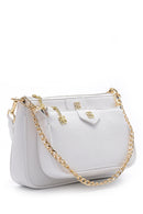 Women's Chain Detailed Crossbody Bag | Derimod Women's Chain Detailed Crossbody Bag | Derimod
