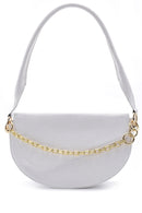 Women's Snakeskin Pattern Detailed Shoulder Bag | Derimod Women's Snakeskin Pattern Detailed Shoulder Bag | Derimod