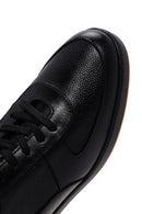 Men's Navy Blue Leather Casual Sneaker | Derimod Men's Navy Blue Leather Casual Sneaker | Derimod