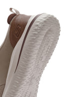 Skechers Men's Beige Delson 3.0 Sneaker | Derimod Skechers Men's Beige Delson 3.0 Sneaker | Derimod