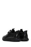 Men's Black Lace-up Leather Casual Shoes | Derimod Men's Black Lace-up Leather Casual Shoes | Derimod