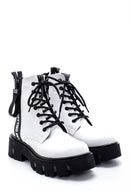 Women's Thick Sole Zipper Detailed Boots | Derimod Women's Thick Sole Zipper Detailed Boots | Derimod