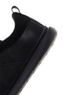Men's Black Leather Sneaker | Derimod Men's Black Leather Sneaker | Derimod