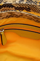 Women's Snake Pattern Shoulder Bag | Derimod Women's Snake Pattern Shoulder Bag | Derimod