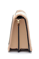 Women's Knitted Detailed Crossbody Bag | Derimod Women's Knitted Detailed Crossbody Bag | Derimod