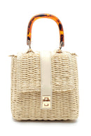 Women's Straw Handbag | Derimod Women's Straw Handbag | Derimod