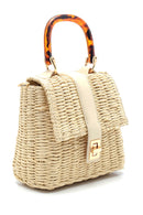 Women's Straw Handbag | Derimod Women's Straw Handbag | Derimod