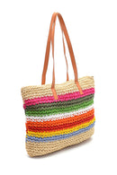 Women's Straw Shoulder Bag | Derimod Women's Straw Shoulder Bag | Derimod