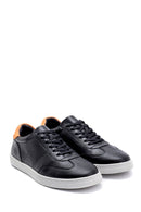 Erkek Süet Detaylı Deri Sneaker | Derimod Erkek Süet Detaylı Deri Sneaker | Derimod