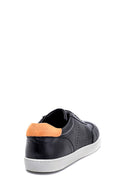 Erkek Süet Detaylı Deri Sneaker | Derimod Erkek Süet Detaylı Deri Sneaker | Derimod