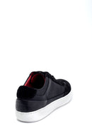 Men's Suede Detailed Leather Sneaker | Derimod Men's Suede Detailed Leather Sneaker | Derimod