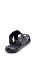 Men's Leather Printed Slippers | Derimod Men's Leather Printed Slippers | Derimod