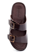 Men's Leather Slippers | Derimod Men's Leather Slippers | Derimod