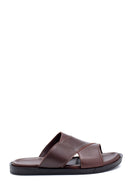 Men's Leather Slippers | Derimod Men's Leather Slippers | Derimod
