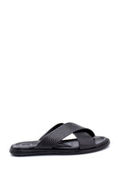 Men's Leather Slippers | Derimod Men's Leather Slippers | Derimod